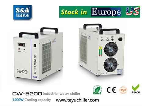 S&A laser air cooled chiller CW-5200 manufacturersupplier